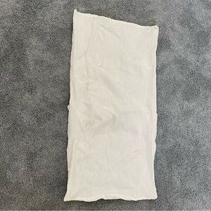 Parachute white waffle knit extra long sham pillow covers set of two